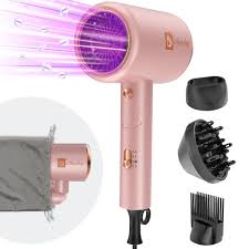 Asciugacapelli Ioni 2400W con Borsa da Viaggio - Leggero e Potente