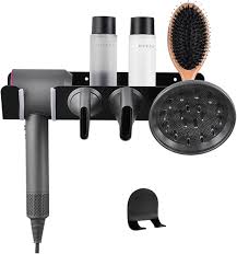 Supporto da Parete per Asciugacapelli con Organizer Hosoncovy