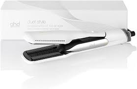 Ghd Duet Style - Piastra Asciugacapelli 2 in 1 Bianca
